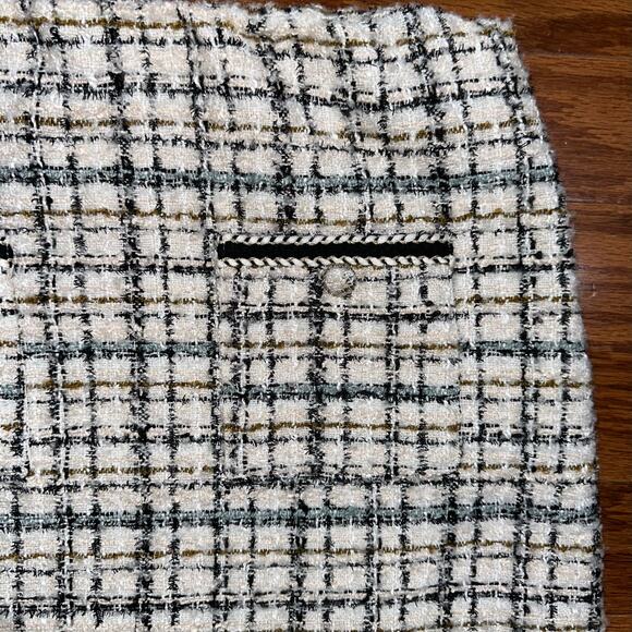 House of Harlow 1960 Tweed Posh Mini Skirt Size Medium - Picture 7 of 14